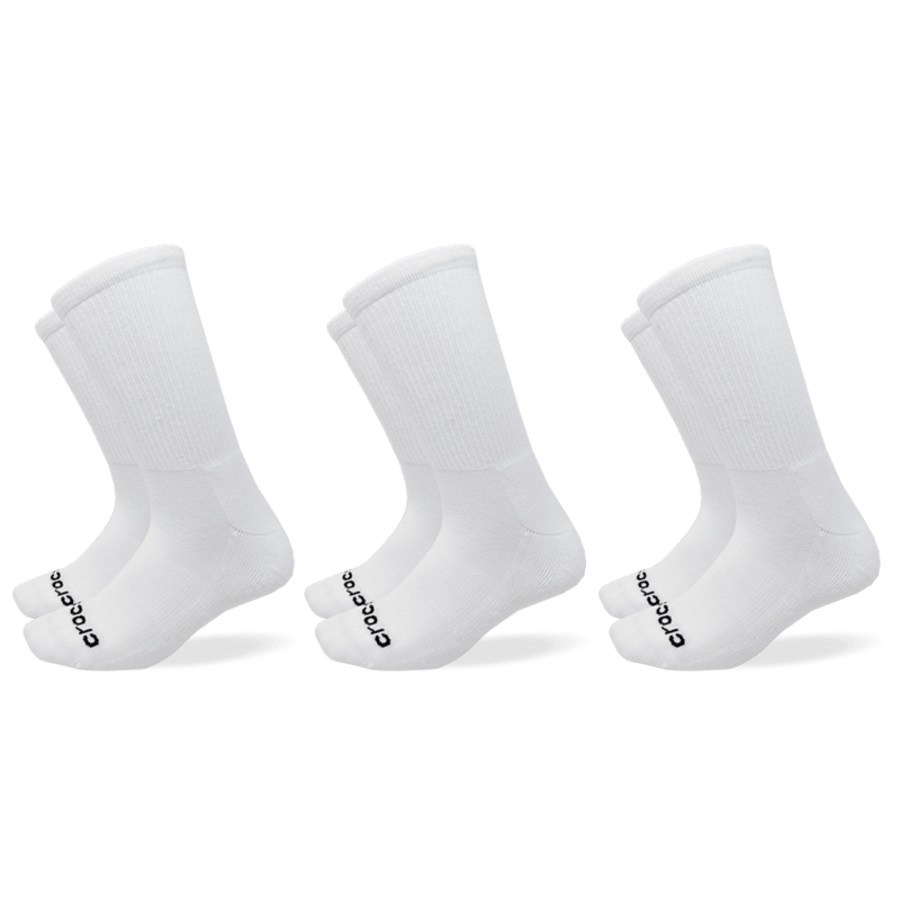 Crocs Socks Crew Texture Logo 3-Pack - Image 2