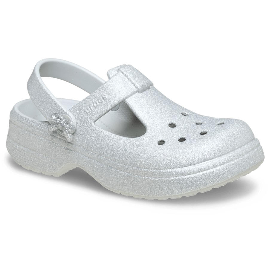 Toddler Classic Mary Jane Bow Glitter Clog - Image 4